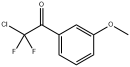 2-Chloro-2,2-difluoro-1-(3-methoxyphenyl)ethanone Struktur