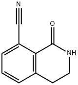 8-Cyano-3,4-dihydro-2H-isoquinolin-1-one Structure