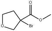 METHYL 3-BROMOTETRAHYDROFURAN-3-CARBOXYLATE Struktur