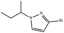 3-溴-1-(仲丁基)-1H-吡唑 结构式