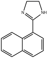 2-(萘-1-基)-4,5-二氢-1H-咪唑, 13623-57-9, 结构式