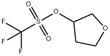 Trifluoro-methanesulfonic acid tetrahydro-furan-3-yl ester Structure