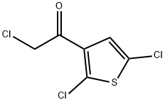 2-chloro-1-(2,5-dichlorothiophen-3-yl)ethan-1-one Structure