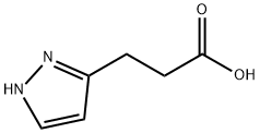 3-(1H-吡唑-3-基)丙酸, 1368382-98-2, 结构式