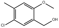 (5-Chloro-2-methoxy-4-methyl-phenyl)-methanol Struktur