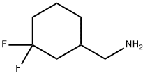 (3,3-DIFLUOROCYCLOHEXYL)METHANAMINE, 1379151-12-8, 结构式