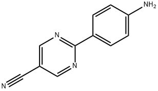 2-(4-AMINOPHENYL)PYRIMIDINE-5-CARBONITRILE Struktur