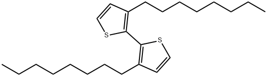 3,3-二辛基-2,2-联噻吩,138058-53-4,结构式