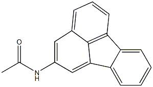 Acetamide,N-2-fluoranthenyl- Struktur