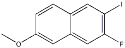 Naphthalene, 3-fluoro-2-iodo-6-methoxy Structure
