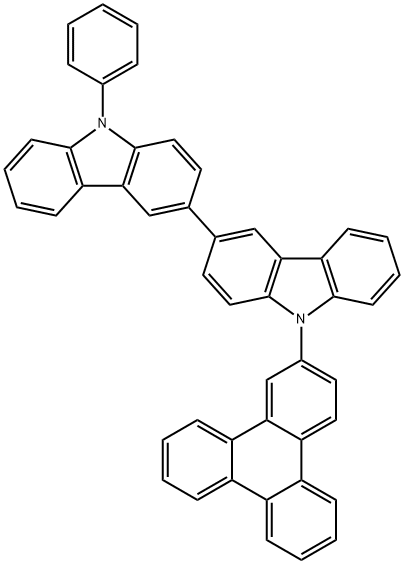 9-苯基-9'-(2-三苯基烯基)-3,3'-双咔唑,1392844-41-5,结构式