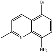 5-Bromo-2-methyl-quinolin-8-ylamine Structure