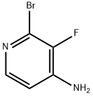 2-Bromo-3-fluoro-pyridin-4-ylamine Struktur
