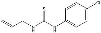 Thiourea,N-(4-chlorophenyl)-N'-2-propen-1-yl- Struktur