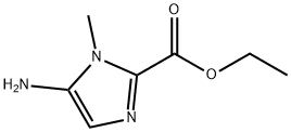 ethyl 5-amino-1-methyl-1H-imidazole-2-carboxylate Struktur