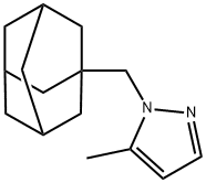 1-adamantylmethyl-5-methyl-1H-pyrazole Structure