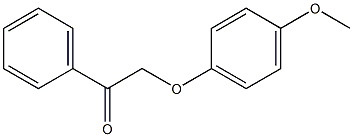 Ethanone,2-(4-methoxyphenoxy)-1-phenyl- 结构式