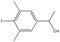 1-(4-fluoro-3,5-dimethylphenyl)ethanol Struktur