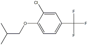 2-氯-1-异丁氧基-4-(三氟甲基)苯, 1443345-43-4, 结构式