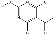 1-(4,6-二氯-2-(甲硫基)嘧啶-5-基)乙酮, 1447839-64-6, 结构式