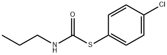 Carbamic acid,propylthio-, S-(p-chlorophenyl) ester (8CI) Structure