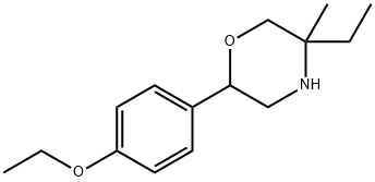 2-(4-ethoxyphenyl)-5-ethyl-5-methylmorpholine,1463453-79-3,结构式