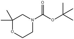 tert-butyl 2,2-dimethylmorpholine-4-carboxylate,1467262-20-9,结构式