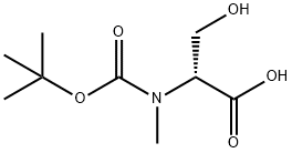 N-(叔丁氧羰基)-N-甲基-D-丝氨酸, 1481684-50-7, 结构式