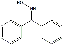 Benzenemethanamine, N-hydroxy-a-phenyl- Structure