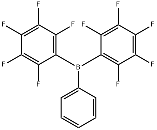 BIS(2,3,4,5,6-PENTAFLUOROPHENYL)-PHENYLBORANE, 148892-98-2, 结构式