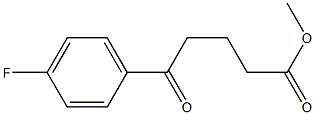 Methyl 5-(4-fluorophenyl)-5-oxovalerate Structure