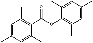Benzoic acid, 2,4,6-trimethyl-, 2,4,6-trimethylphenyl ester Struktur