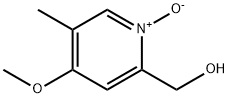 2-羟甲基-4-甲氧基-5-甲基吡啶氮氧化物, 150422-95-0, 结构式