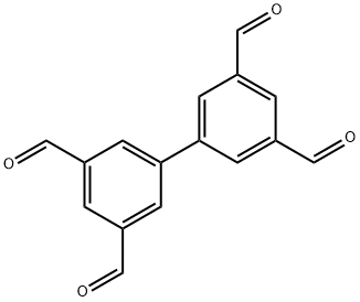 biphenyl-3,3',5,5'-tetracarbaldehyde Struktur