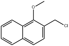 2-(chloromethyl)-1-methoxynaphthalene Struktur