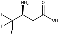 (S)-3-氨基-4,4,4-三氟丁酸, 151871-99-7, 结构式