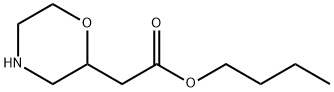 butyl 2-(morpholin-2-yl)acetate,1522650-38-9,结构式