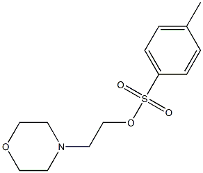 2-morpholinoethyl 4-methylbenzenesulfonate Struktur