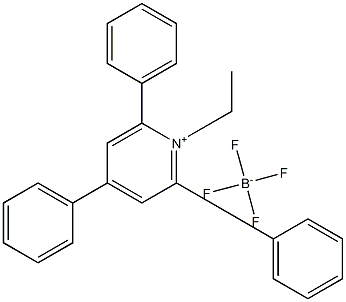 Pyridinium, 1-ethyl-2,4,6-triphenyl-, tetrafluoroborate(1-) Structure