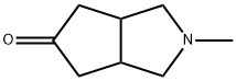 2-METHYL-OCTAHYDROCYCLOPENTA[C]PYRROL-5-ONE 结构式