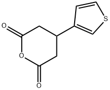 4-(噻吩-3-基)二氢-2H-吡喃-2,6(3H)-二酮 结构式