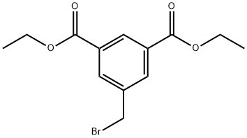 1,3-Benzenedicarboxylic acid, 5-(bromomethyl)-, diethyl ester Struktur