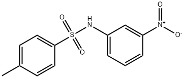 N-(3-ニトロフェニル)-p-トルエンスルホンアミド 化学構造式