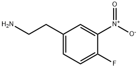 2-(4-fluoro-3-nitrophenyl)ethanamine 结构式