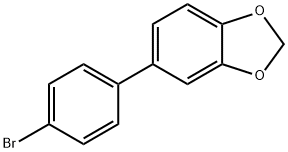 5-(4-BROMOPHENYL)BENZO[D][1,3]DIOXOLE Struktur