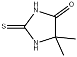 5,5-DIMETHYL-4-OXO-2-THIOXOIMIDAZOLIDINE, 15998-93-3, 结构式