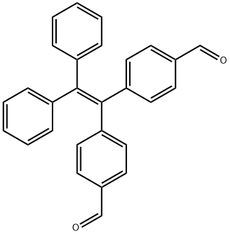 1,1-diphenyl-2,2-di(4-formylphenyl)ethylene Structure