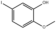 Phenol, 5-iodo-2-methoxy- Struktur