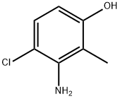 Phenol, 3-amino-4-chloro-2-methyl- 结构式