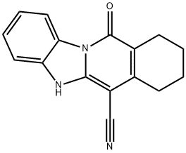 11-oxo-5,7,8,9,10,11-hexahydrobenzo[4,5]imidazo[1,2-b]isoquinoline-6-carbonitrile Structure